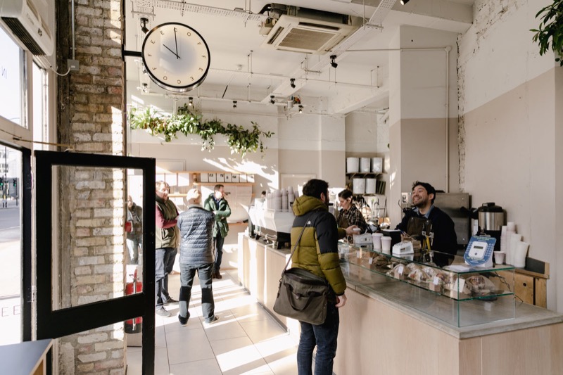 Rosslyn Coffee specialty coffee bar on Queen Victoria Street in the City of London